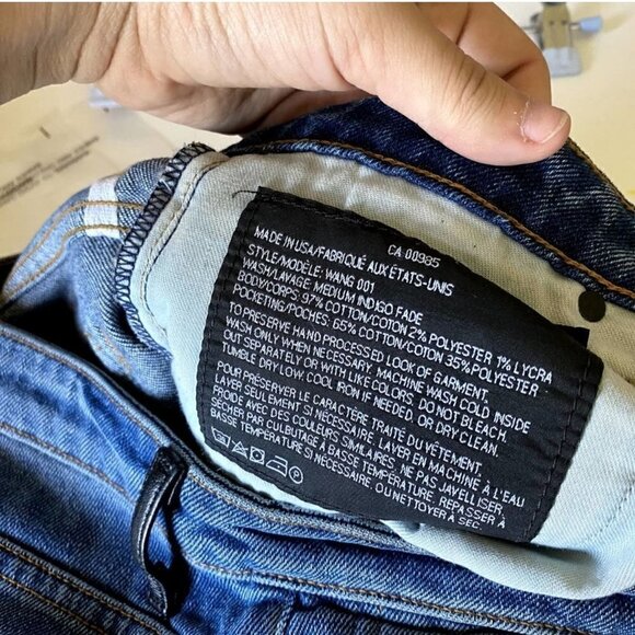 Denim x Alexander Wang High Wasted Skinny Jeans - Size 27 - Picture 6 of 6